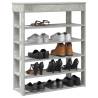  Shoe Rack Concrete Oak 80x30x98 cm Engineered Wood Colour concrete grey Quantity in Package 1 Width 80 cm Number of 