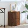 Brown Oak Bookcase - Stylish Storage Solution | Hipomarket UK