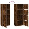 Bookcase Smoked Oak 40x24x102 cm - Stylish Storage