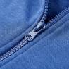 Kids' Zip Hoodie Blue Melange - Comfortable & Durable Wear