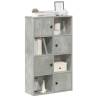  Bookcase Concrete Grey 60x24x101.5 cm Engineered Wood Colour concrete grey Quantity in Package 1 Height 101.5 cm Width 60 cm 