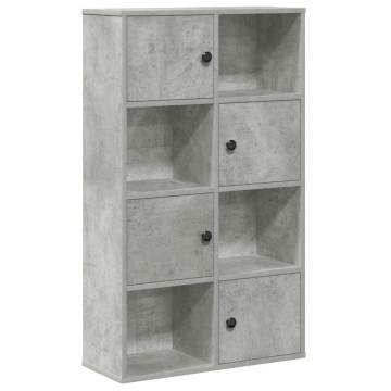 Stylish Concrete Grey Bookcase - Durable & Functional Design