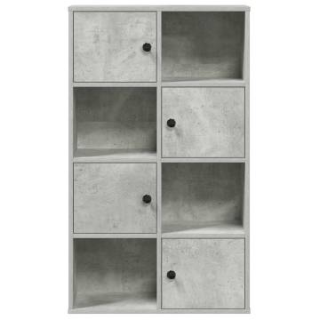 Stylish Concrete Grey Bookcase - Durable & Functional Design