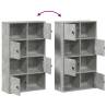 Stylish Concrete Grey Bookcase - Durable & Functional Design