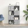 Stylish Grey Sonoma Bookcase | 60x24x101.5 cm - Durable Design