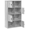 Stylish Grey Sonoma Bookcase | 60x24x101.5 cm - Durable Design