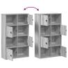 Stylish Grey Sonoma Bookcase | 60x24x101.5 cm - Durable Design