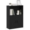  Bookcase Black Oak 60x24x85 cm Engineered Wood Colour black Quantity in Package 1 Height 85 cm 