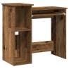 Old Wood Desk with Shelves - Durable & Stylish | HipoMarket