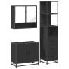 3 Piece Black Bathroom Furniture Set | Stylish & Durable