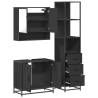 3 Piece Black Bathroom Furniture Set | Stylish & Durable