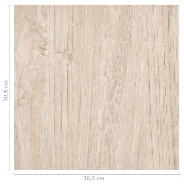 Self-Adhesive PVC Flooring Planks - Light Brown | HipoMarket