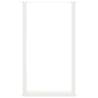 Coffee Table Legs U-Shaped | White Steel | 60x(100-101) cm