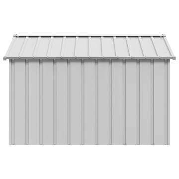 Durable Galvanised Steel Dog House with Roof - 113x153x101 cm