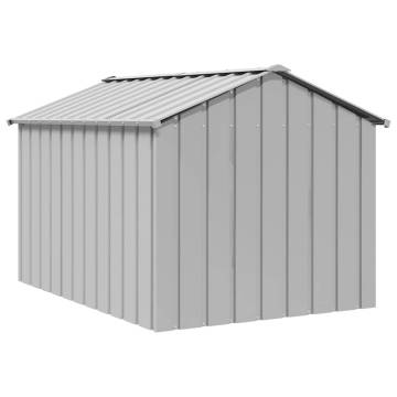 Durable Galvanised Steel Dog House with Roof - 113x153x101 cm