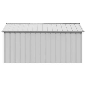 Durable Dog House with Roof - Galvanized Steel 114x202cm