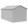 Durable Dog House with Roof - Galvanized Steel 114x202cm