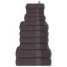  12 Piece Towel Set Anthracite 360 gsm 100% Cotton Colour anthracite Quantity in Package 1 