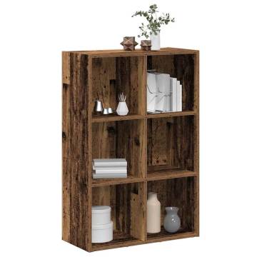 Book Cabinet Sideboard Old Wood - 66x30x98 cm | HipoMarket