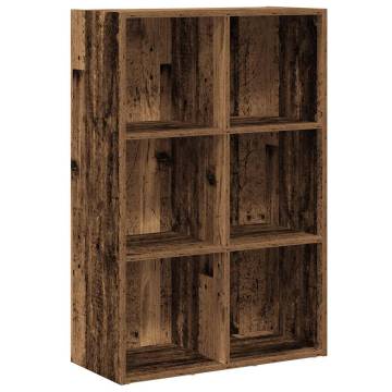 Book Cabinet Sideboard Old Wood - 66x30x98 cm | HipoMarket