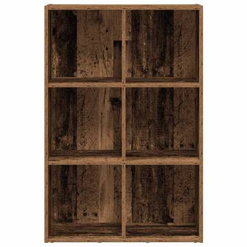 Book Cabinet Sideboard Old Wood - 66x30x98 cm | HipoMarket