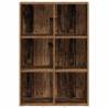 Book Cabinet Sideboard Old Wood - 66x30x98 cm | HipoMarket