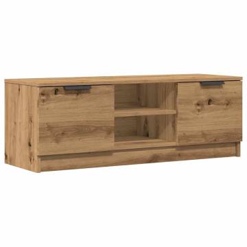 Stylish Artisan Oak TV Cabinet - Durable & Spacious Storage