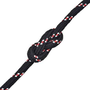 Marine Rope Polypropylene 18 mm 50 m Black - Tough & Durable