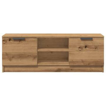 Stylish Artisan Oak TV Cabinet - Durable & Spacious Storage