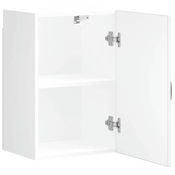 Kalmar High Gloss White Kitchen Wall Cabinet - HipoMarket