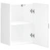 Kalmar High Gloss White Kitchen Wall Cabinet - HipoMarket