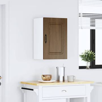 Kalmar Brown Oak Kitchen Wall Cabinet | Durable Storage Solution