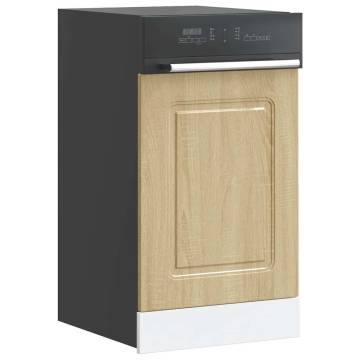 Dishwasher Panel Kalmar Sonoma Oak - 45x1.5x67 cm Engineered Wood