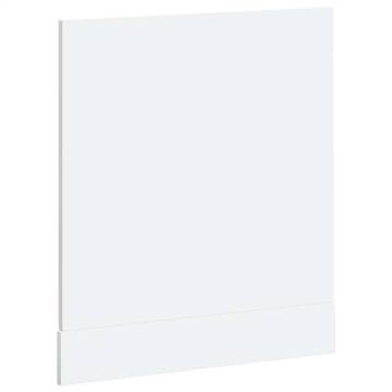 Kalmar High Gloss White Dishwasher Panel - 60x1.5x67 cm