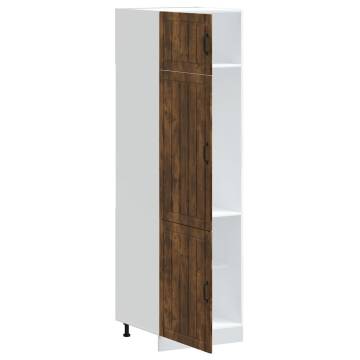 Lucca Smoked Oak Kitchen Cupboard - Durable & Stylish Storage