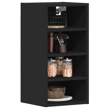 Hanging Cabinet Black 30x29.5x60 cm - Optimize Kitchen Space