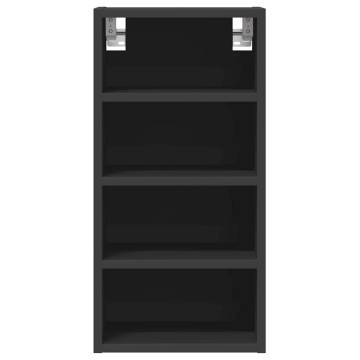 Hanging Cabinet Black 30x29.5x60 cm - Optimize Kitchen Space