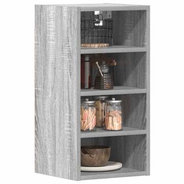 Hanging Cabinet Grey Sonoma | 30x29.5x60 cm | Durable Storage