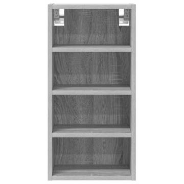 Hanging Cabinet Grey Sonoma | 30x29.5x60 cm | Durable Storage