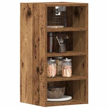 Hanging Cabinet Old Wood 30x29.5x60 cm - Durable Storage