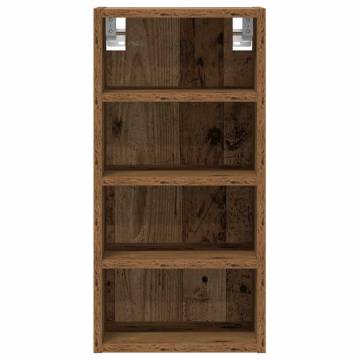 Hanging Cabinet Old Wood 30x29.5x60 cm - Durable Storage