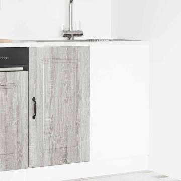 Kalmar Grey Sonoma Kitchen Base Cabinet - Durable & Stylish Storage