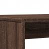 3 Piece Brown Oak Dining Table and Bench Set | HipoMarket UK