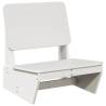 Garden Chair White - Solid Pine Wood | Durable & Rustic