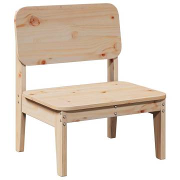 Solid Pine Garden Chair - Rustic Charm & Comfort | HipoMarket