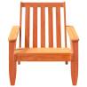 Garden Adirondack Chair - Wax Brown Solid Wood Pine