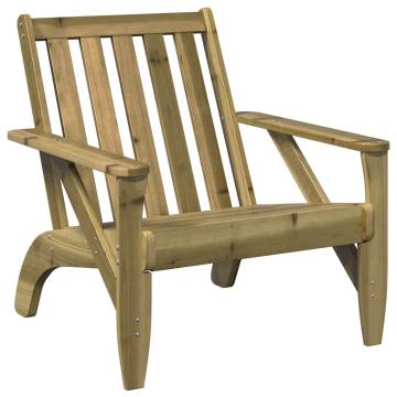 Buy Garden Adirondack Chairs - 2 pcs Pine Wood Set