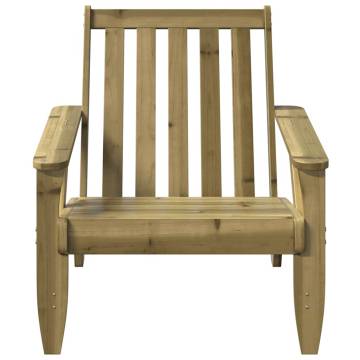 Buy Garden Adirondack Chairs - 2 pcs Pine Wood Set