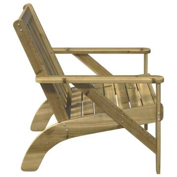 Buy Garden Adirondack Chairs - 2 pcs Pine Wood Set