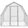 Chicken Run 2.5x2x2.25m Galvanised Steel - Durable & Safe